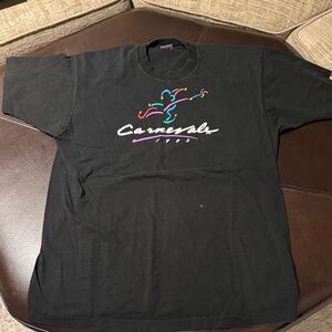Vintage 1993 Black Carneval Graphic Tee